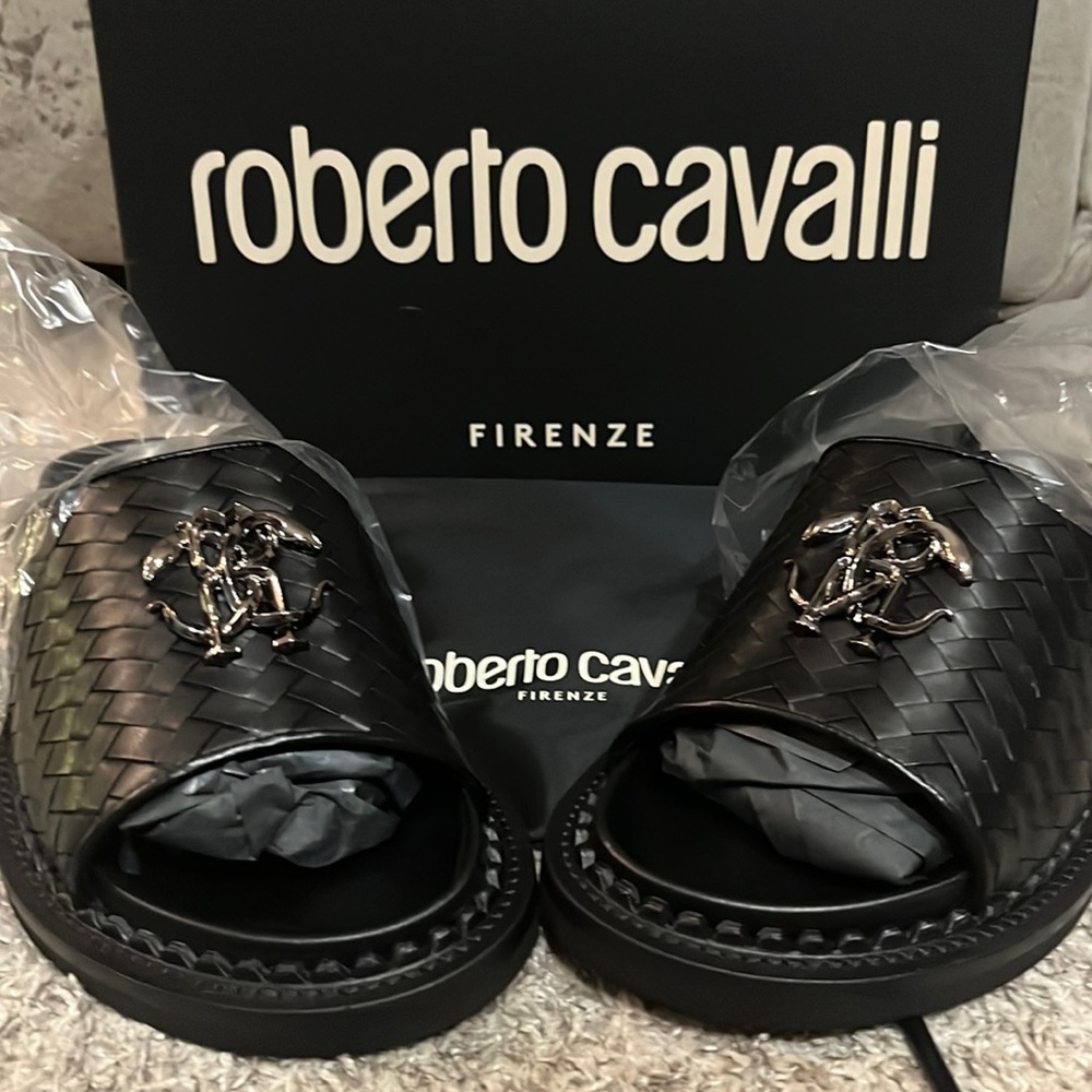 RC Woven Logo Slide Sandals